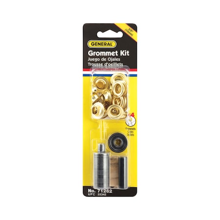 General Tools General 3/8 in. D Brass Grommet Kit 1 pk 71262